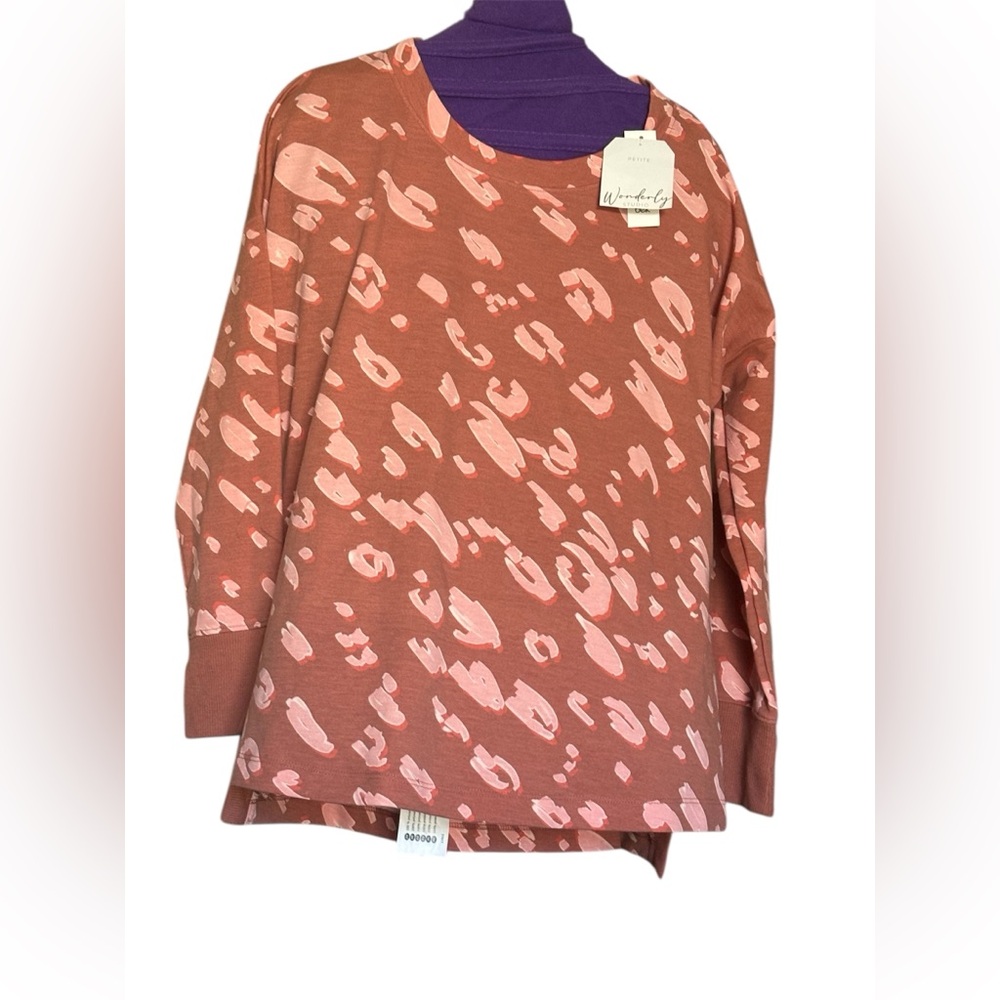 Wonderly Kids Pink and Brown Sweatshirt